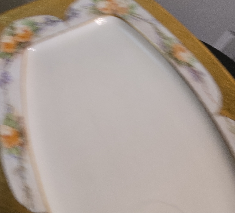 Antique Rosenthal Gold Trim Floral Porcelain Serving Platter - Picture 6 of 11